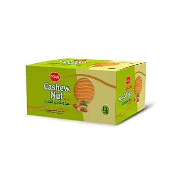 Pran Cashew Nut Biscuits 12pc