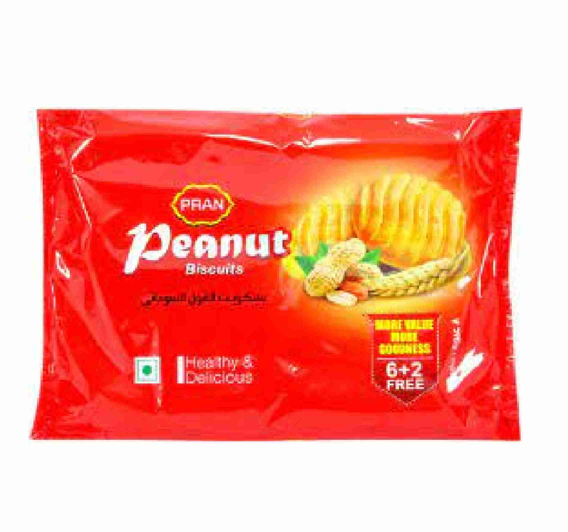 Pran Peanut Biscuits 12pc