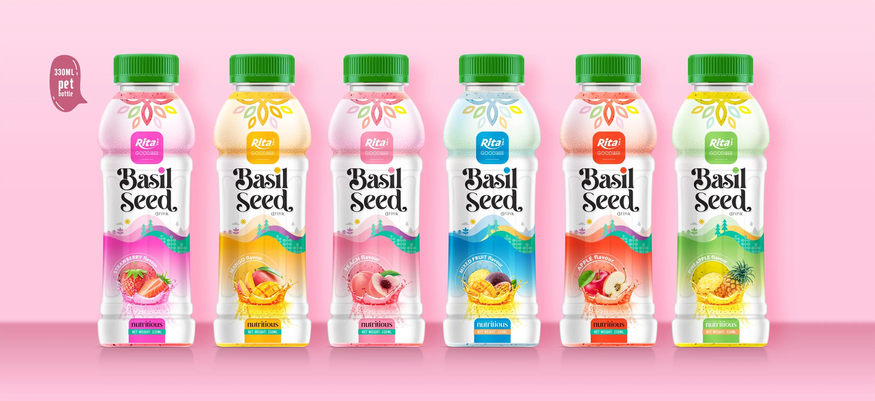 Rita Basil Drinks all flavour 330 ML