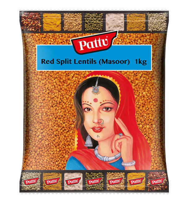 PATTU RED SPLIT LENTILS( MASOOR)