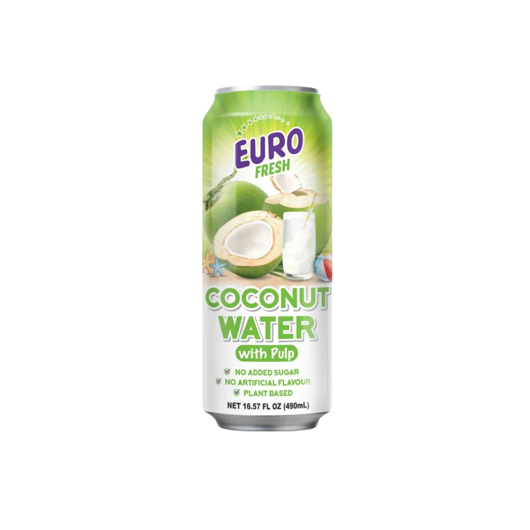 Euro Fresh Coconut Water (Can) 400ml