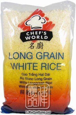 chefs world long grain white rice